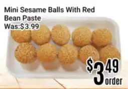 Nations Fresh Foods Mini Sesame Balls With Red Bean Paste offer