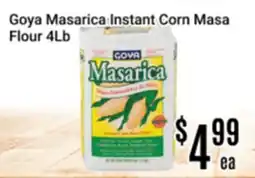Nations Fresh Foods Goya Masarica Instant Corn Masa Flour 4Lb offer