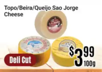 Nations Fresh Foods Topo/Beira/Queijo Sao Jorge Cheese offer