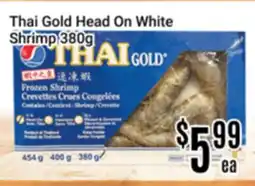 Nations Fresh Foods Thai Gold Head On White Shrimp offer