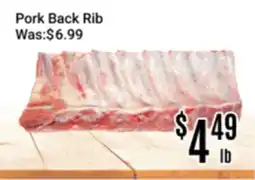 Nations Fresh Foods Pork Back Rib offer