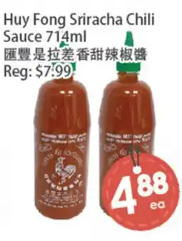 Fresh Palace Supermarket Huy Fong Sriracha Chili Sauce offer