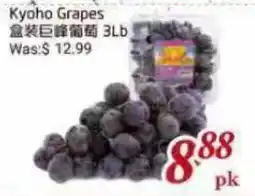 Tone Tai Supermarket Kyoho Grapes offer