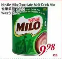 Tone Tai Supermarket Nestle Milo Chocolate Malt Drink Mix offer