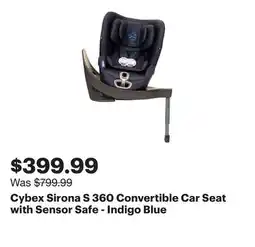 Best Buy Cybex Sirona S 360 Convertible Car Seat with Sensor Safe - Indigo Blue offer