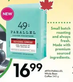 Sobeys 49TH PARALLEL Whole Bean Coffee offer