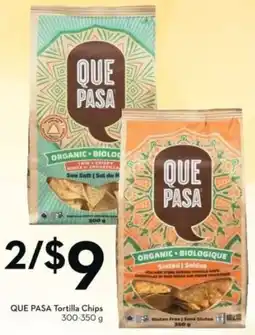 Sobeys QUE PASA Tortilla Chips offer