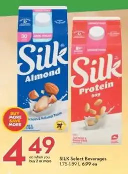 Sobeys SILK Select Beverages offer