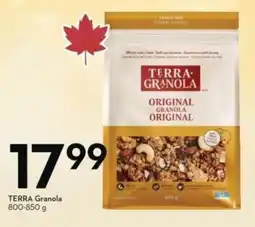 Sobeys TERRA Granola offer