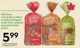 Sobeys SILVER HILLS Breads or Bagels offer