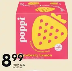 Sobeys POPPI Soda offer