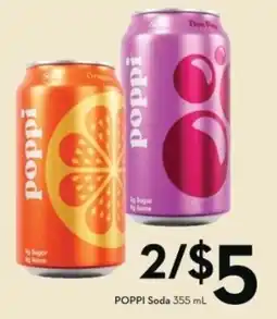 Sobeys POPPI Soda offer
