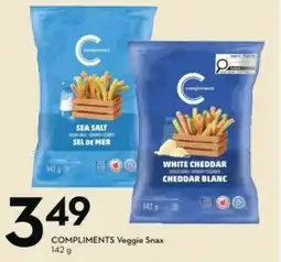 Sobeys COMPLIMENTS Veggie Snax offer
