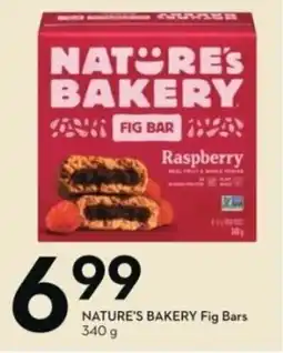 Sobeys NATURE'S BAKERY Fig Bars offer
