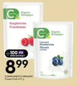 Sobeys COMPLIMENTS ORGANIC Frozen Fruit offer