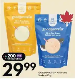 Sobeys GOOD PROTEIN All-in-One Shake offer