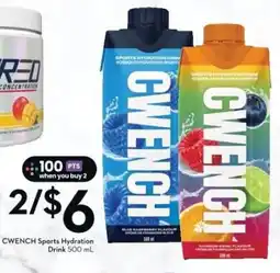 Sobeys CWENCH Sports Hydration Drink offer