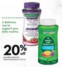 Sobeys NATURE'S BOUNTY Vitamin Gummies offer