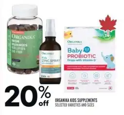 Sobeys ORGANIKA KIDS SUPPLEMENTS offer