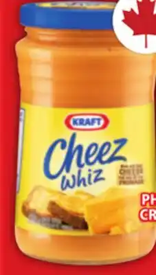 Food Basics PHILADELPHIA CREAM CHEESE OR CHEEZ WHIZ SPREAD offer