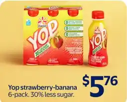 Walmart Yop strawberry-banana offer