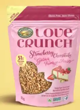 Walmart Nature's Path Love Crunch organic protein strawberry cheesecake granola offer