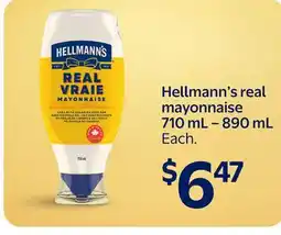 Walmart Hellmann's real mayonnaise offer