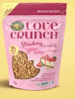 Walmart Nature's Path Love Crunch strawberry cheesecake granola offer