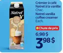 Walmart Natrel vanilla coffee creamer offer