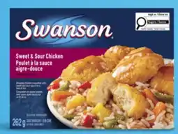 Walmart Swanson lasagna or sweet & sour chicken frozen entrees offer