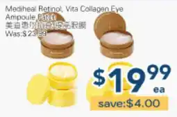 Oceans Fresh Food Market Mediheal Retinol, Vita Collagen Eye Ampoule Patches offer