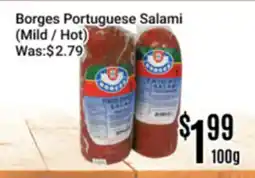 Nations Fresh Foods Borges Portuguese Salami (Mild / Hot) offer