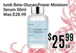 Nations Fresh Foods Lunik Beta-Glucan Power Moisture Serum offer