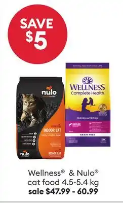 Petsmart Wellness & Nulo cat food offer
