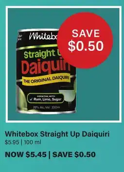 LCBO Whitebox Straight Up Daiquiri offer