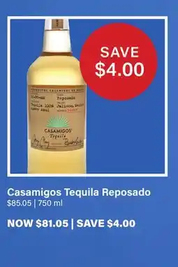 LCBO Casamigos Tequila Reposado offer