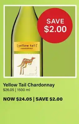 LCBO Yellow Tail Chardonnay offer