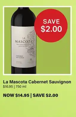 LCBO La Mascota Cabernet Sauvignon offer