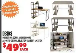 Len's Mill Stores DESKS offer
