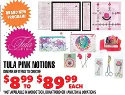 Len's Mill Stores TULA PINK NOTIONS offer