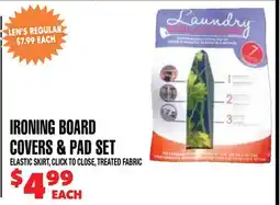 Len's Mill Stores IRONING BOARD COVERS & PAD SET offer