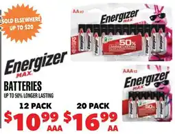 Len's Mill Stores ENERGIZER BATTERIES offer