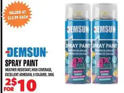 Len's Mill Stores DEMSUN SPRAY PAINT offer
