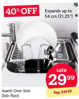 Kitchen Stuff Plus Avanti Over Sink Dish Rack offer