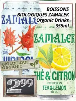 Supermarché PA BOISSONS BIOLOGIQUES ZAMALEK | Organic Drinks offer
