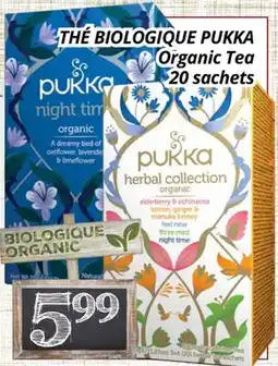Supermarché PA THÉ BIOLOGIQUE PUKKA | Organic Tea offer