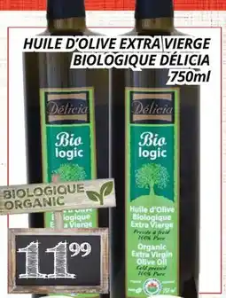 Supermarché PA HUILE D'OLIVE EXTRA VIERGE BIOLOGIQUE DÉLICIA offer