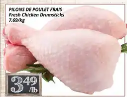 Supermarché PA PILONS DE POULET FRAIS | Fresh Chicken Drumsticks offer