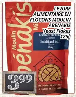 Supermarché PA LEVURE ALIMENTAIRE EN FLOCONS MOULIN ABENAKIS | Yeast Flakes offer