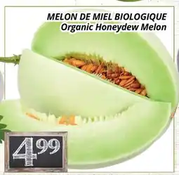 Supermarché PA MELON DE MIEL BIOLOGIQUE | Organic Honeydew Melon offer